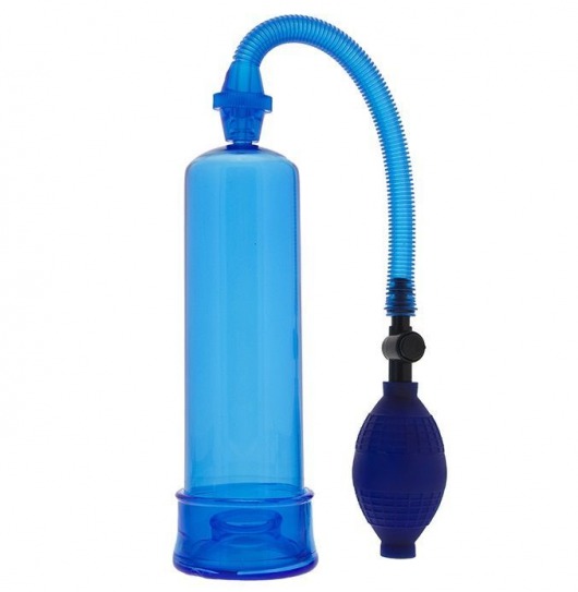 Синяя вакуумная помпа MENZSTUFF PENIS ENLARGER - Dream Toys - в Хабаровске купить с доставкой