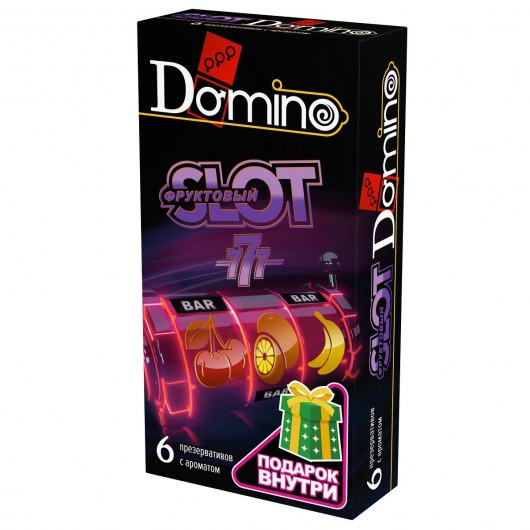 Ароматизированные презервативы DOMINO  Фруктовый слот  - 6 шт. - Domino - купить с доставкой в Хабаровске