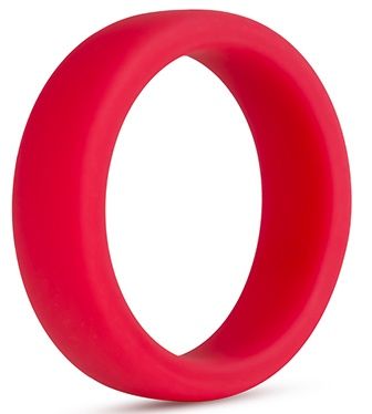 Красное эрекционное кольцо Silicone Go Pro Cock Ring - Blush Novelties - в Хабаровске купить с доставкой
