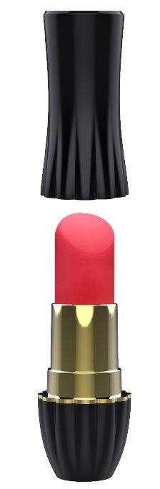 Клиторальный стимулятор-помада LIPSTICK - 9,3 см. - Dream Toys - купить с доставкой в Хабаровске