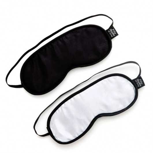 Набор из двух масок на глаза Soft Blindfold Twin Pack - Fifty Shades of Grey - купить с доставкой в Хабаровске
