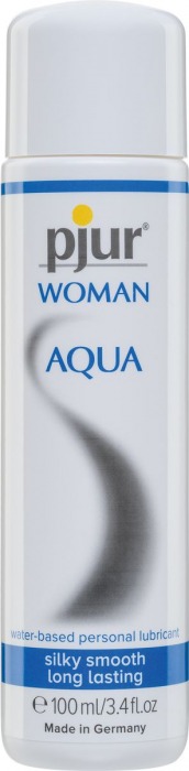 Лубрикант на водной основе pjur WOMAN Aqua - 100 мл. - Pjur - купить с доставкой в Хабаровске