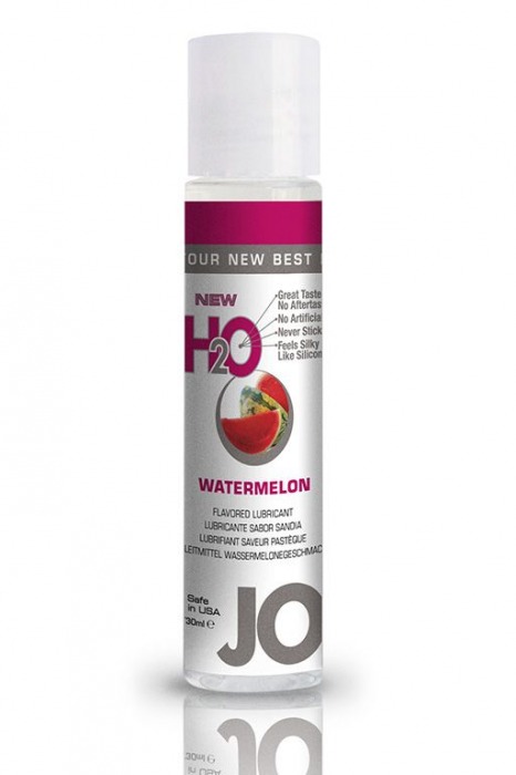 Лубрикант с ароматом арбуза JO Flavored Watermelon - 30 мл. - System JO - купить с доставкой в Хабаровске