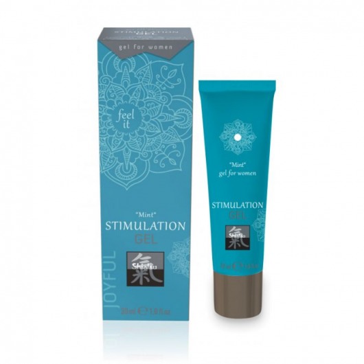 Возбуждающий интимный гель STIMULATION GEL Mint - 30 мл. - Shiatsu - купить с доставкой в Хабаровске