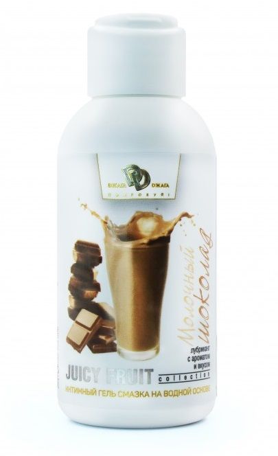 Интимный гель-смазка JUICY FRUIT с ароматом молочного шоколада - 100 мл. - БиоМед - купить с доставкой в Хабаровске
