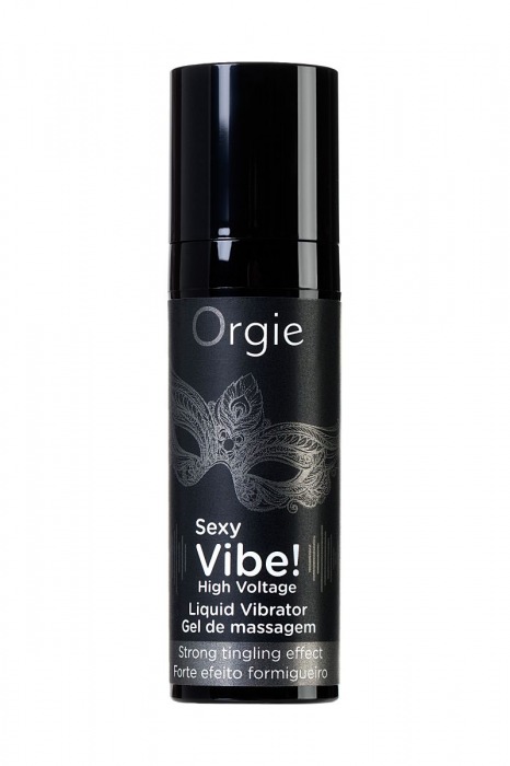 Гель для массажа ORGIE Sexy Vibe High Voltage с эффектом вибрации - 15 мл. - ORGIE - купить с доставкой в Хабаровске