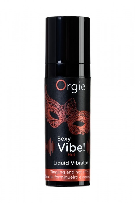Разогревающий гель для массажа ORGIE Sexy Vibe Hot с эффектом вибрации - 15 мл. - ORGIE - купить с доставкой в Хабаровске