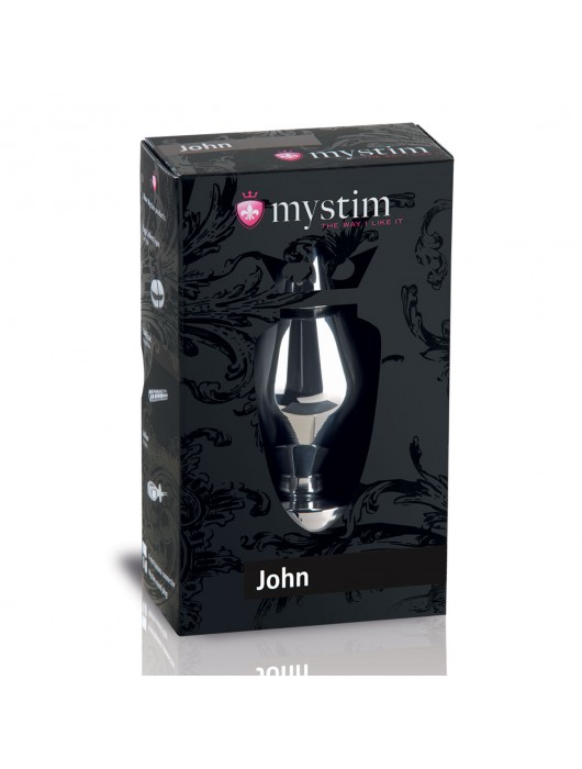 Анальная втулка для электростимуляции John - 10,5 см. - MyStim - купить с доставкой в Хабаровске