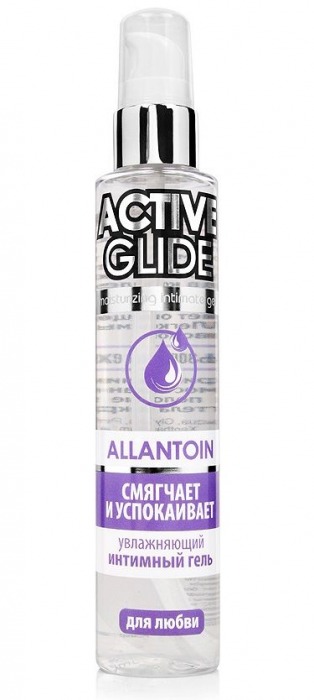 Увлажняющий интимный гель Active Glide Allantoin - 100 гр. - Биоритм - купить с доставкой в Хабаровске