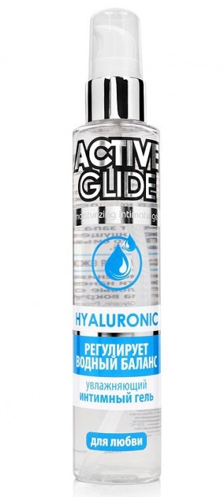 Увлажняющий интимный гель Active Glide Hyaluronic - 100 гр. - Биоритм - купить с доставкой в Хабаровске
