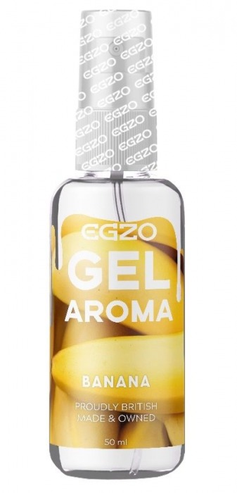 Интимный лубрикант EGZO AROMA с ароматом банана - 50 мл. - EGZO - купить с доставкой в Хабаровске
