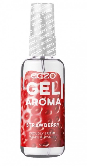 Интимный лубрикант EGZO AROMA с ароматом клубники - 50 мл. - EGZO - купить с доставкой в Хабаровске