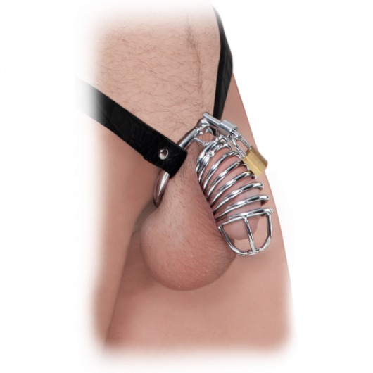 Кольцо верности Extreme Chastity Belt с фиксацией головки - Pipedream - купить с доставкой в Хабаровске