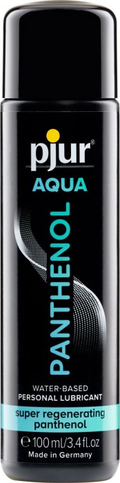 Лубрикант на водной основе с пантенолом pjur AQUA Panthenol - 100 мл. - Pjur - купить с доставкой в Хабаровске