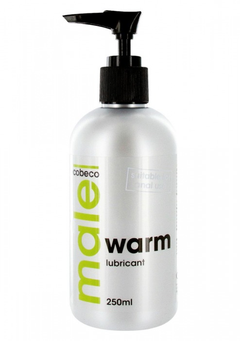 Лубрикант с согревающим эффектом MALE Cobeco Warm Lubricant - 250 мл. - Cobeco - купить с доставкой в Хабаровске