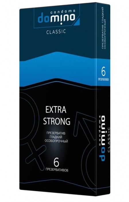 Суперпрочные презервативы DOMINO Extra Strong - 6 шт. - Domino - купить с доставкой в Хабаровске