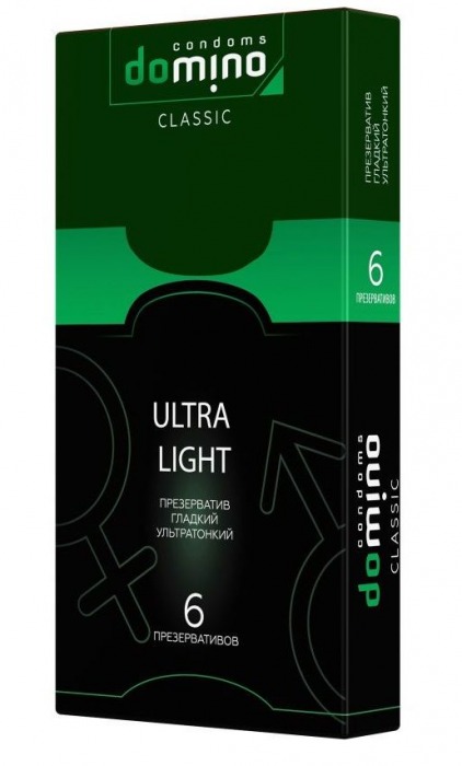 Супертонкие презервативы DOMINO Ultra Light - 6 шт. - Domino - купить с доставкой в Хабаровске
