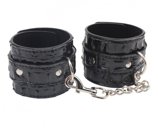 Черные наручники Surrender Wrist Restraints - Chisa - купить с доставкой в Хабаровске