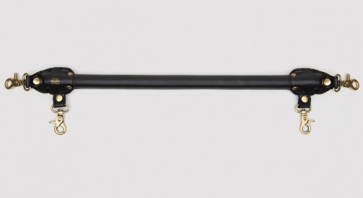 Черная распорка для ног Bound to You Faux Leather Spreader Bar - 50,8 см. - Fifty Shades of Grey - купить с доставкой в Хабаровске
