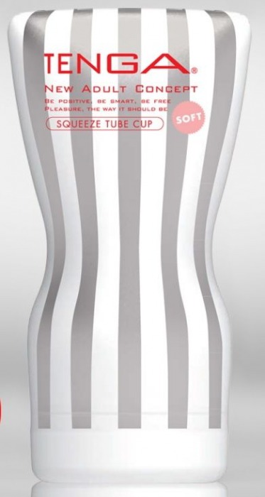 Мастурбатор TENGA Squeeze Tube Cup Soft - Tenga - в Хабаровске купить с доставкой