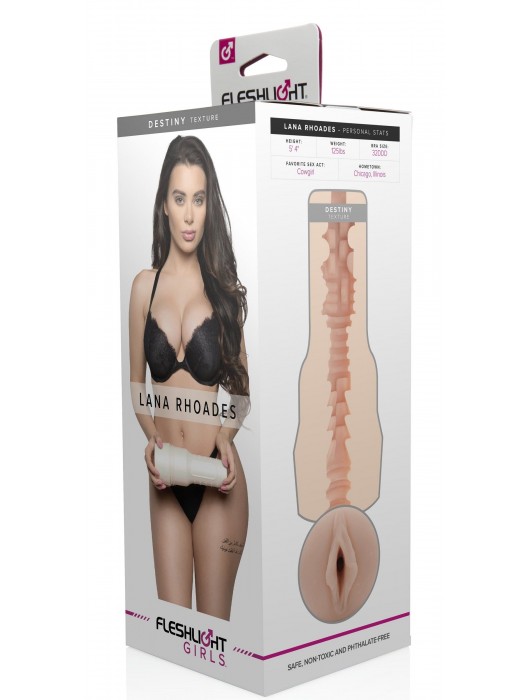 Мастурбатор-вагина Fleshlight Girls - Lana Rhoades Destiny - Fleshlight - в Хабаровске купить с доставкой