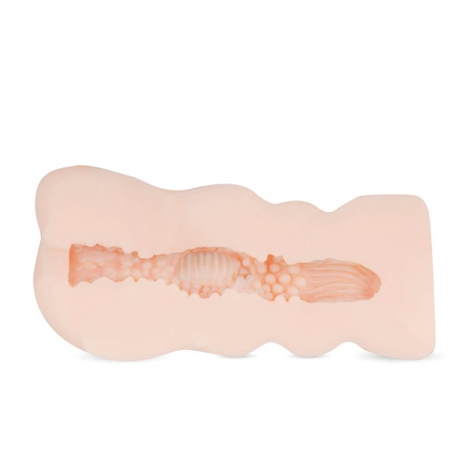 Телесный мастурбатор-вагина Nicole Adams - Friend with Benefits - в Хабаровске купить с доставкой