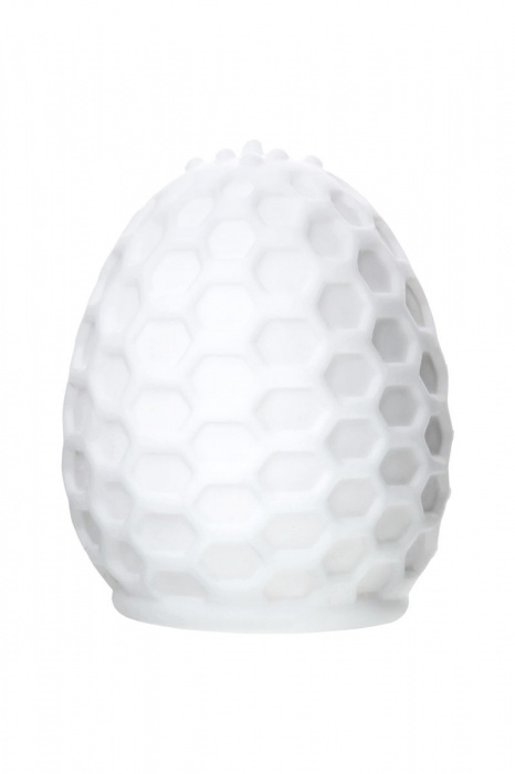 Белый рельефный мастурбатор Pufl - A-toys - в Хабаровске купить с доставкой