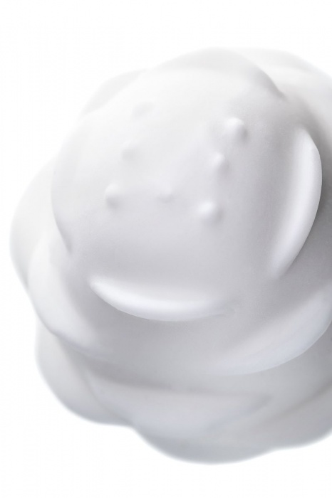 Белый рельефный мастурбатор Pufl - A-toys - в Хабаровске купить с доставкой