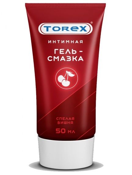 Смазка на водной основе TOREX  Спелая вишня  - 50 мл. - Torex - купить с доставкой в Хабаровске
