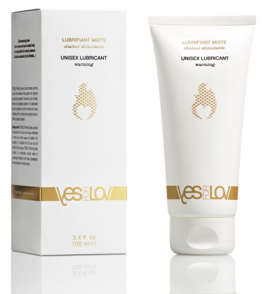Лубрикант на водной основе с согревающим эффектом Warming Unisex Lubricant - 100 мл. - YESforLOV - купить с доставкой в Хабаровске