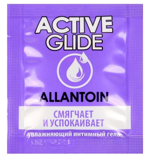 Лубрикант на водной основе Active Glide с аллантоином - 3 гр. - Биоритм - купить с доставкой в Хабаровске