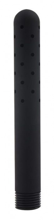Черная насадка для анального душа ANAL DOUCHE - 15 см. - Dream Toys - купить с доставкой в Хабаровске