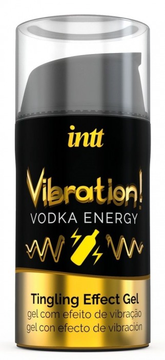Жидкий интимный гель с эффектом вибрации Vibration! Vodka Energy - 15 мл. - INTT - купить с доставкой в Хабаровске