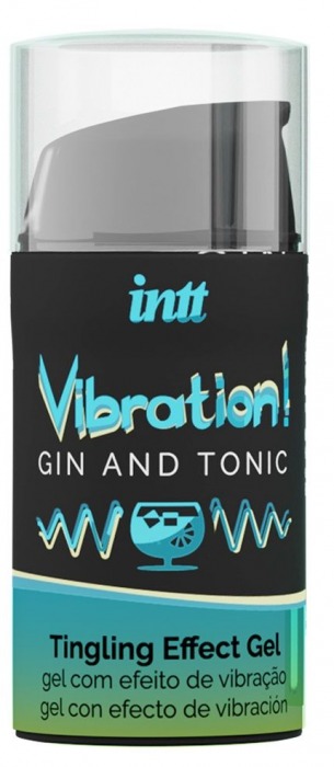Жидкий интимный гель с эффектом вибрации Vibration! Gin   Tonic - 15 мл. - INTT - купить с доставкой в Хабаровске