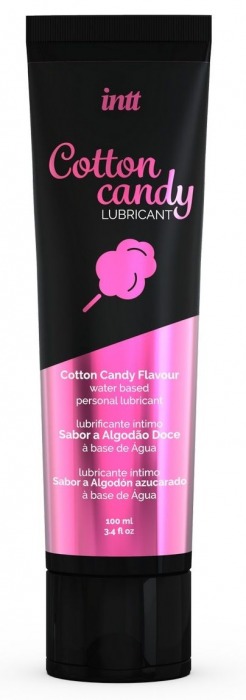 Интимный гель на водной основе Cotton Candy Lubricant - 100 мл. - INTT - купить с доставкой в Хабаровске