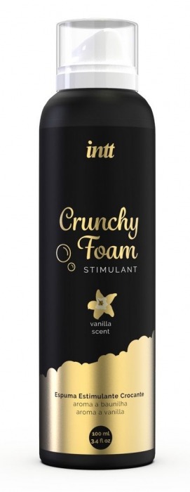 Пенка для массажа Crunchy Foam Stimulant Vanilla - 100 мл. - INTT - купить с доставкой в Хабаровске