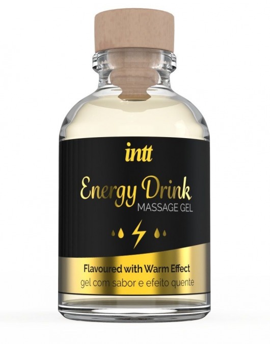Массажный гель с согревающим эффектом Energy Drink - 30 мл. - INTT - купить с доставкой в Хабаровске