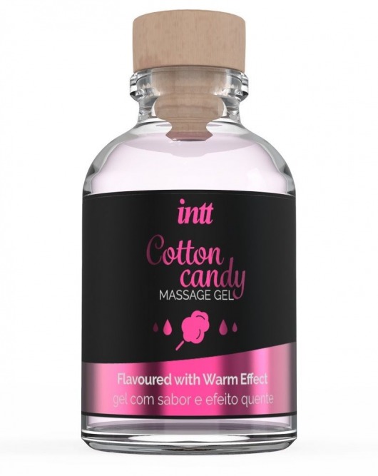 Массажный гель с согревающим эффектом Cotton Candy - 30 мл. - INTT - купить с доставкой в Хабаровске