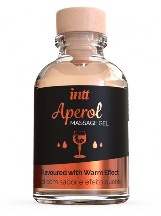 Массажный гель с согревающим эффектом Aperol - 30 мл. - INTT - купить с доставкой в Хабаровске