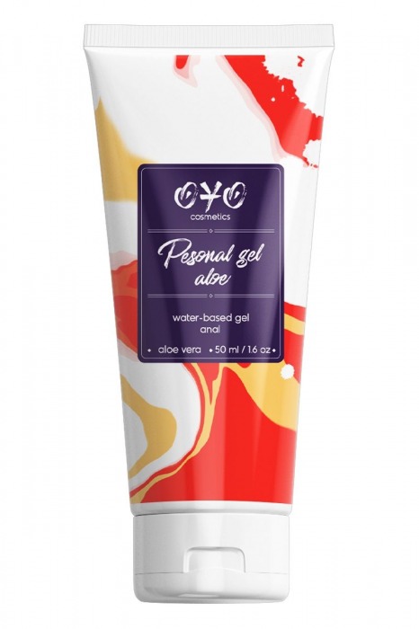 Анальная смазка на водной основе OYO Personal Gel Aloe - 50 мл. - OYO - купить с доставкой в Хабаровске