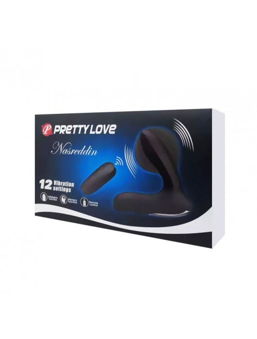Массажер простаты Nasreddin с функцией расширения и пультом ДУ - 13,5 см. - Baile - в Хабаровске купить с доставкой