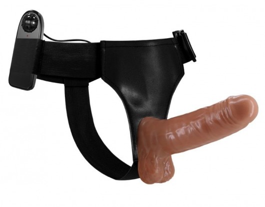 Страпон на трусиках с вибрацией Ultra Passionate Harness - 16 см. - Baile - купить с доставкой в Хабаровске