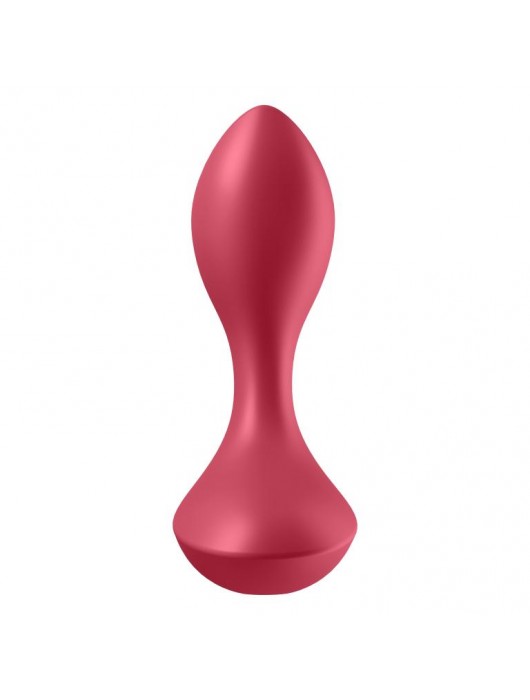 Красный вибромассажёр простаты Satisfyer Backdoor Lover - 14 см. - Satisfyer - в Хабаровске купить с доставкой