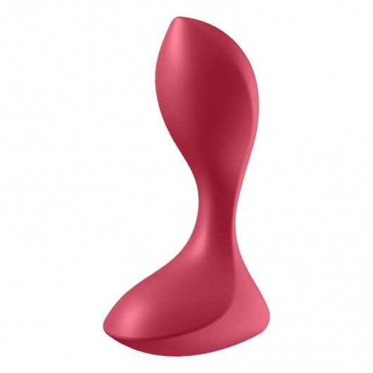 Красный вибромассажёр простаты Satisfyer Backdoor Lover - 14 см. - Satisfyer - в Хабаровске купить с доставкой