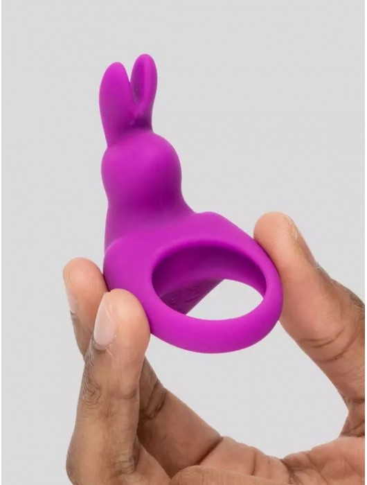 Фиолетовое эрекционное виброкольцо Happy Rabbit Cock Ring Kit - Happy Rabbit - в Хабаровске купить с доставкой