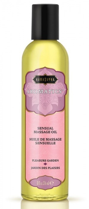 Массажное масло с цветочным ароматом Pleasure Garden - 236 мл. - Kama Sutra - купить с доставкой в Хабаровске
