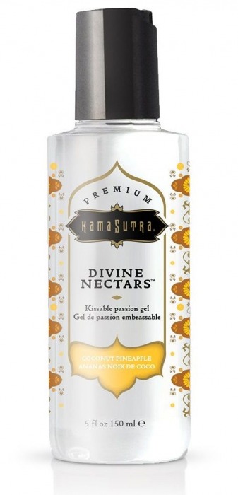 Гель-лубрикант на водной основе Divine Nectars Vanilla с ароматом ванили - 150 мл. - Kama Sutra - купить с доставкой в Хабаровске