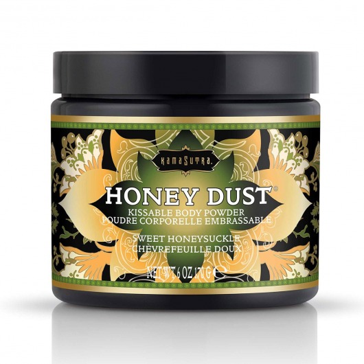 Пудра для тела Honey Dust Body Powder с ароматом жимолости - 170 гр. - Kama Sutra - купить с доставкой в Хабаровске