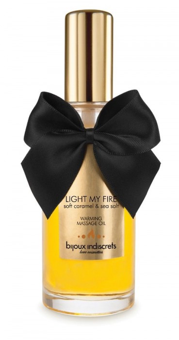 Массажное масло Light My Fire с ароматом карамели - 100 мл. - Bijoux Indiscrets - купить с доставкой в Хабаровске