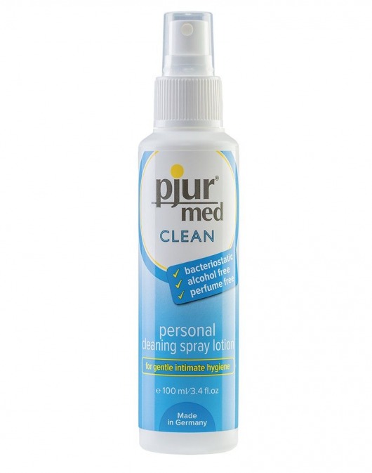 Гигиенический спрей pjur MED Clean Spray - 100 мл. - Pjur - купить с доставкой в Хабаровске